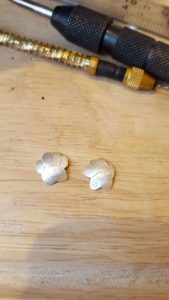 Cockerpoo paw earrings and pendant process
