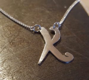 Katherine’s K pendant
