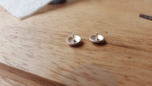 Pearl earrings process