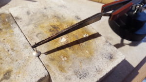 Pearl earrings process