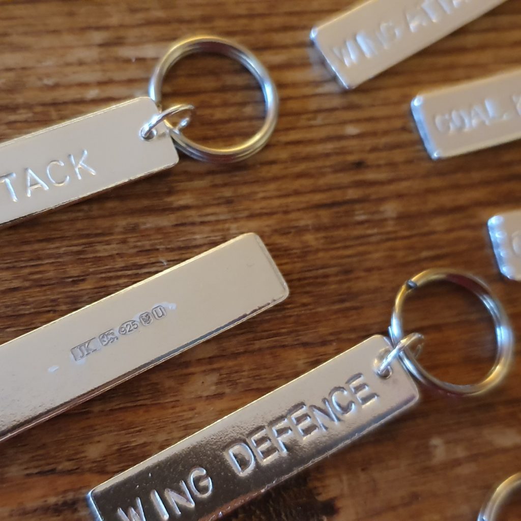 Netball position keyrings - Jude Karnon Jewellery