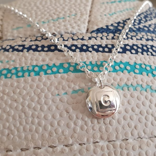 Netball position charm necklace
