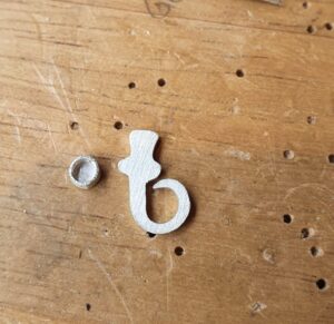 Peridot and topaz initial charms