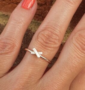 Tectonic Kisses ring