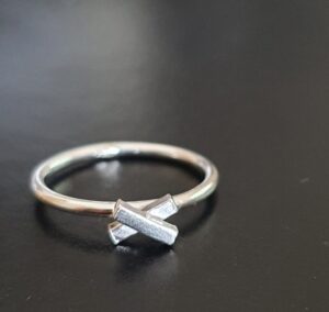 Tectonic Kisses ring