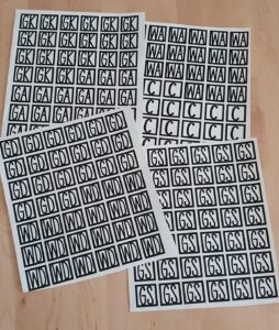 Netball position eco friendly labels