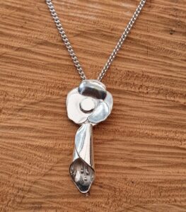 Poppy and Lily pendant