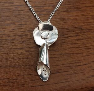 Poppy and Lily pendant