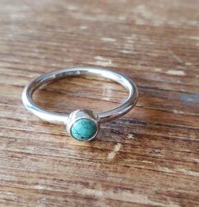 Green turquoise ring
