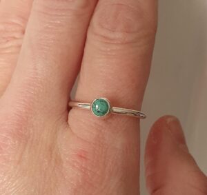 Green turquoise ring