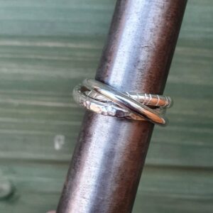 Silver Russian wedding ring