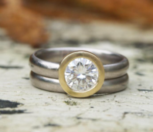 Engagement ring from Etsy