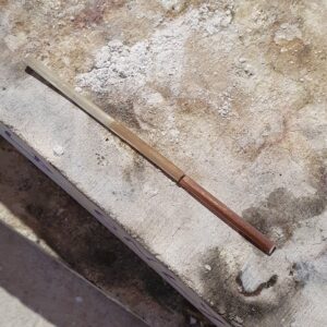 three pieces of gold soldered together